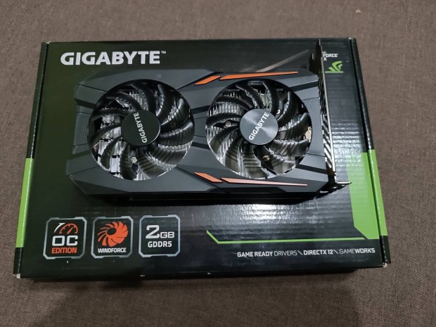 Gigabyte Geforce Gtx 1050 2 GB videokrtya