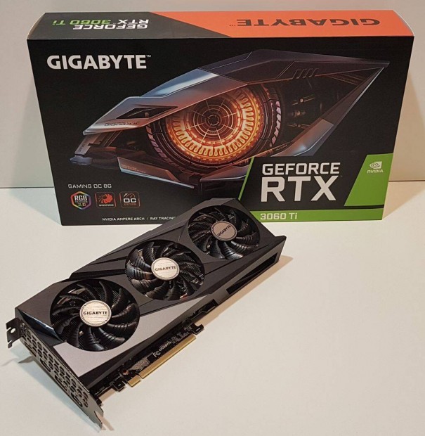 Gigabyte Geforce Rtx 3060 Ti Gaming OC 8GB Gddr6 256bit Videokrtya