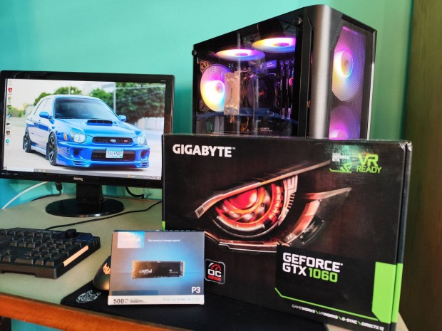 Gigabyte Gtx 1060 6GB OC, Intel i5 6500, 16GB RAM. Gamer PC