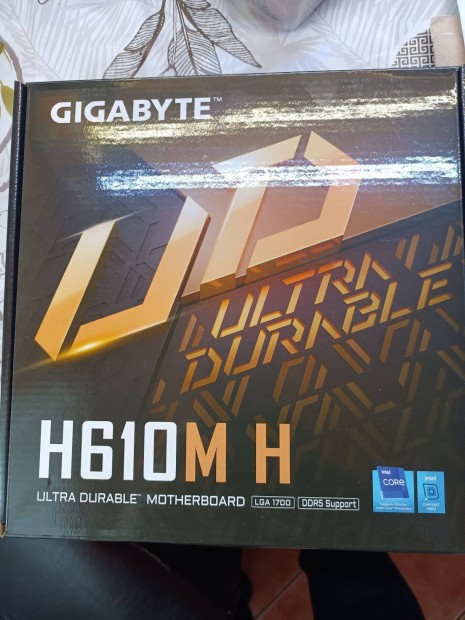 Gigabyte H610M-H dobozos elad!