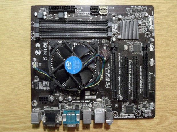 Gigabyte LGA 1150 HDMI alaplap + i3 4160 + HD 4600 GPU + ht