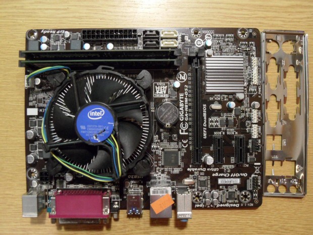 Gigabyte LGA 1150 alaplap + i5 4570 + HD 4600 GPU / +8GB DDR3 + ht