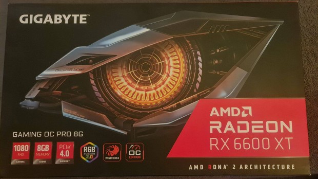 Gigabyte Radeon RX 6600 XT 8GB OC Gddr6 Videokrtya