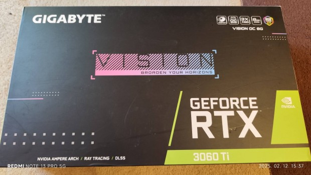 Gigabyte Rtx 3060 TI vision oc 8gb