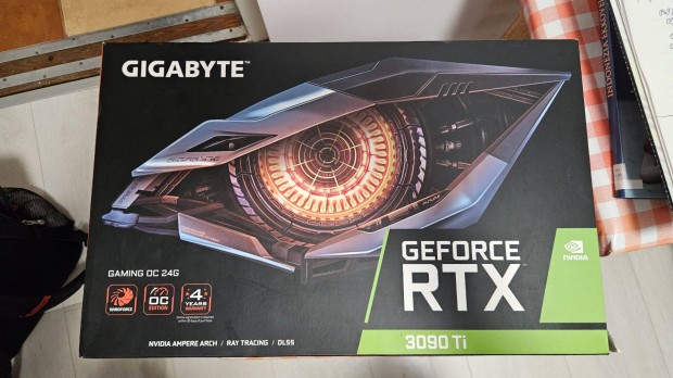 Gigabyte Rtx 3090 Ti 24GB vga videkrtya bontatlan