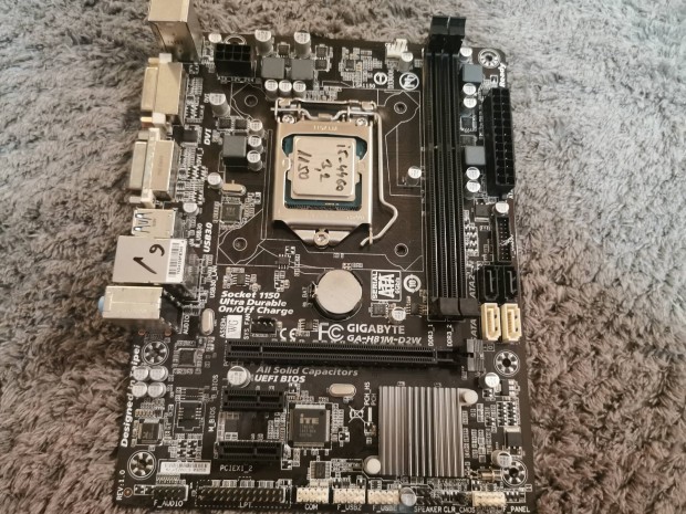 Gigabyte ga h81m d2w +i5 4460 alaplap + processzor 