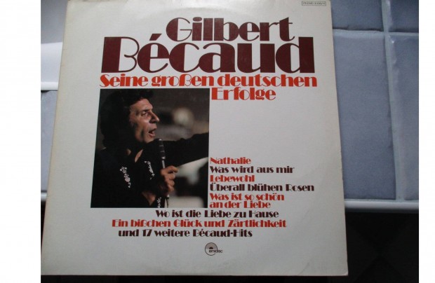 Gilbert Bcaud dupla LP hanglemezek eladk