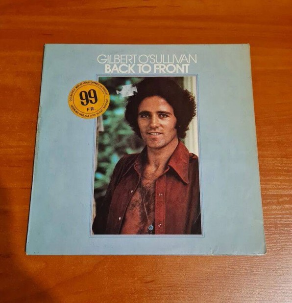 Gilbert O'Sullivan Back To Front; LP, Vinyl