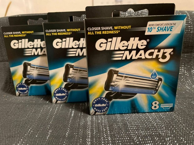 Gillette Mach-3 borotvapenge 8 darabos