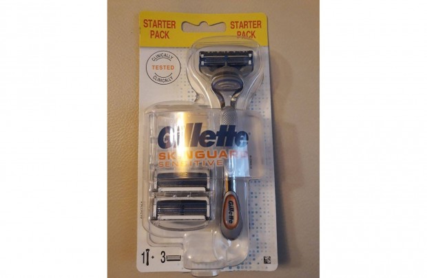 Gillette Skinguard Sensitive manulis borotva 3 db borotvabetttel