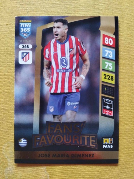 Gimenez (Atletico Madrid) FIFA 365 2025 Fans Favourite focis krtya