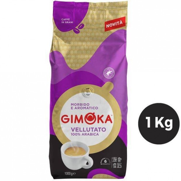 Gimoka Vellutato 100% Arabica szemes kávé (1kg)