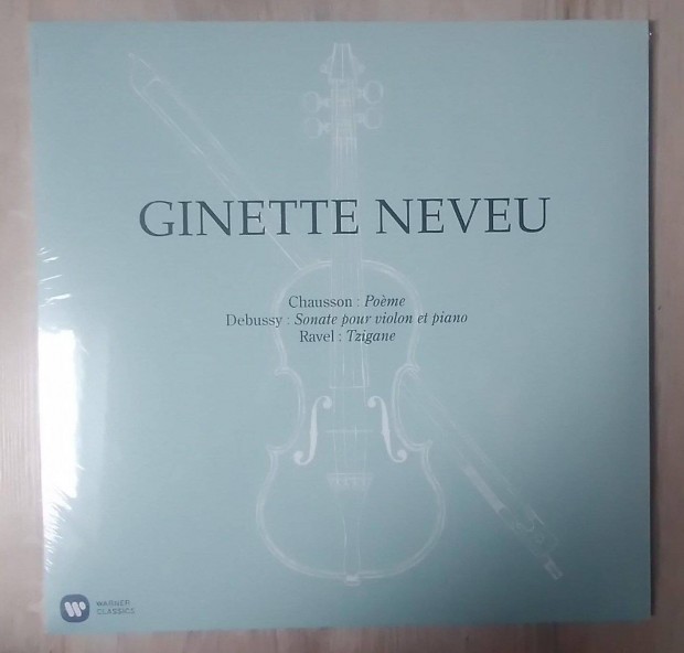 Ginette Neveu plays Chausson, Debussy, Ravel 180 gr LP