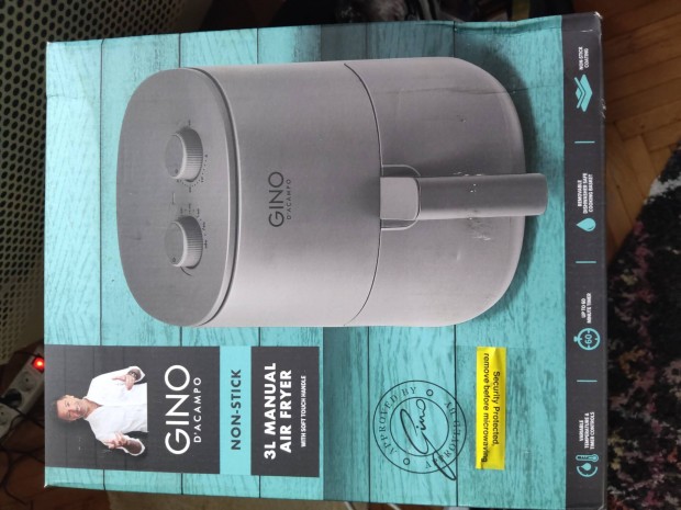 Gino 3l air fryer / manualis leg suto