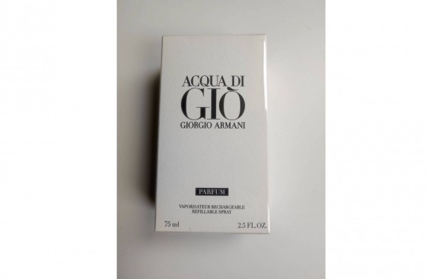 Giorgio Armani Acqua di Gi Parfum 75 ml - j, bontatlan, eredeti