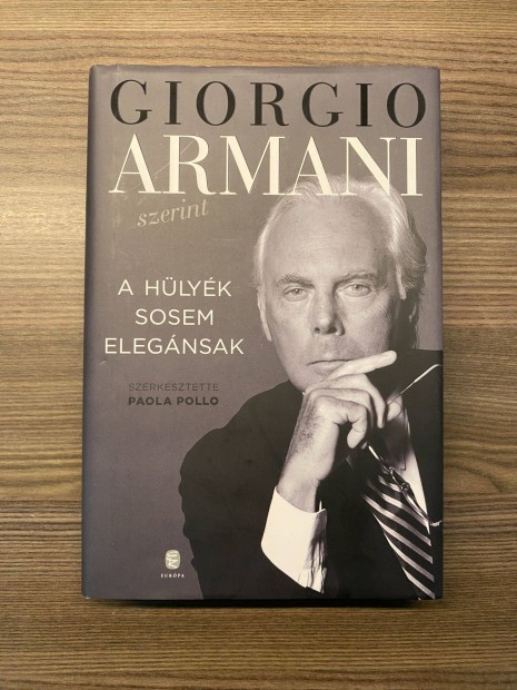 Giorgio Armani knyv jszer llapotban!