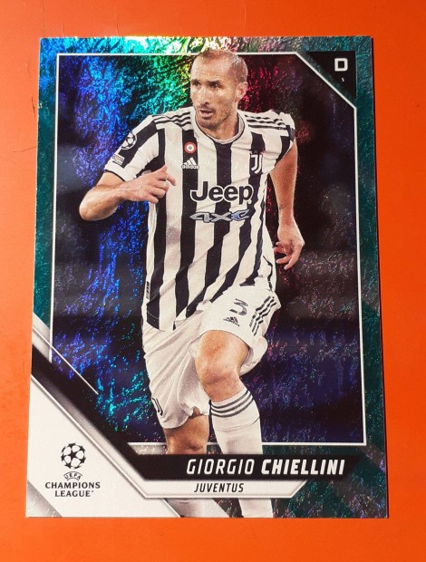 Giorgio Chiellini ( Juventus ) Topps Jade Edition focis krtya