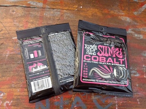 Gitr hr, Ernie Ball cobalt slinky 9-42