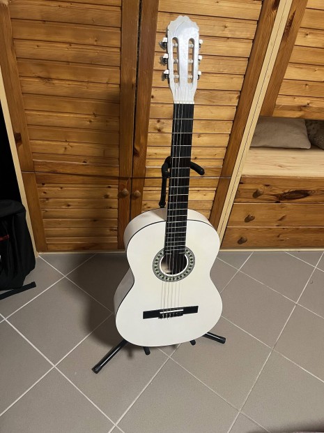 Gitár klasszikus Harley Benton fehér