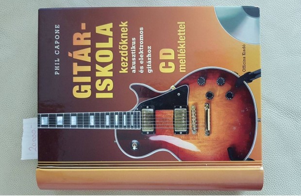 Gitáriskola kezdőknek Phil Capone gitár könyv CD-vel