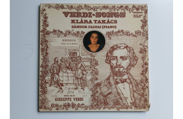 Giuseppe Verdi, Klra Takcs, Sndor Falvai Verdi Songs (LP)