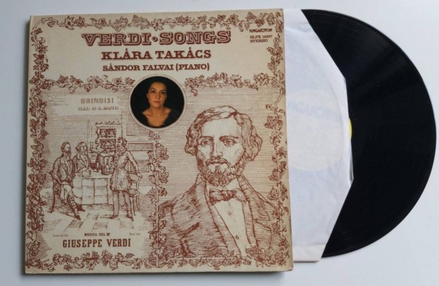 Giuseppe Verdi, Klra Takcs, Sndor Falvai Verdi Songs (LP)