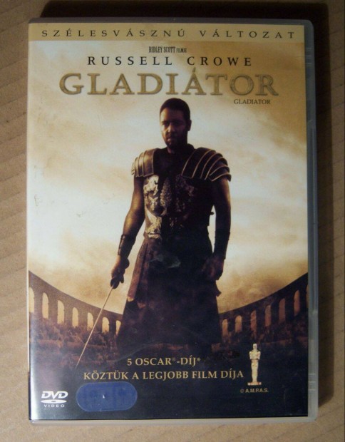 Gladitor DVD (2000) jogtiszta (feliratos)