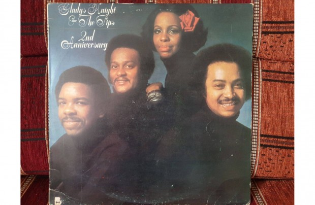 Gladys Knight & The Tips - 2nd Anniversary hanglemez bakelit lemez