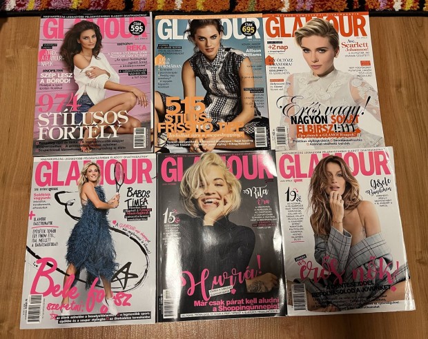 Glamour magazinok 