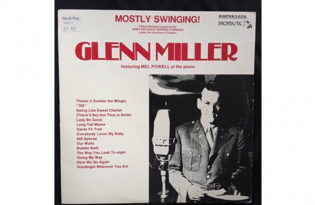 Glenn Miller Mostly Swinging Army Air Force Training Command svd nyo