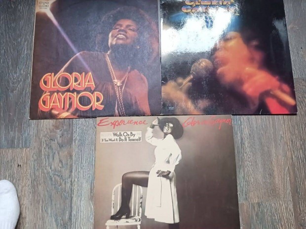 Gloria Gaynor 3db bakelit lemez