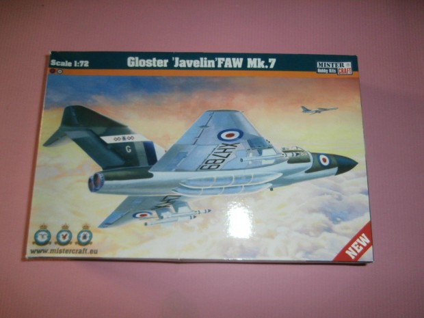 Gloster Jevelin Mk 7 Master Craft 1:72 makett No 040260