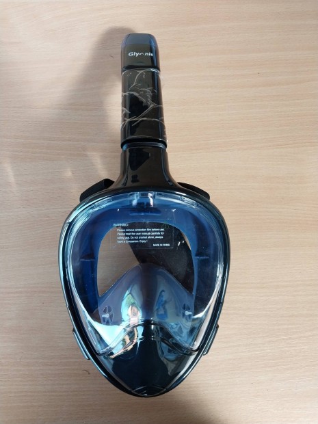 Glymnis teljes arcot fedő snorkel maszk - S/M méret