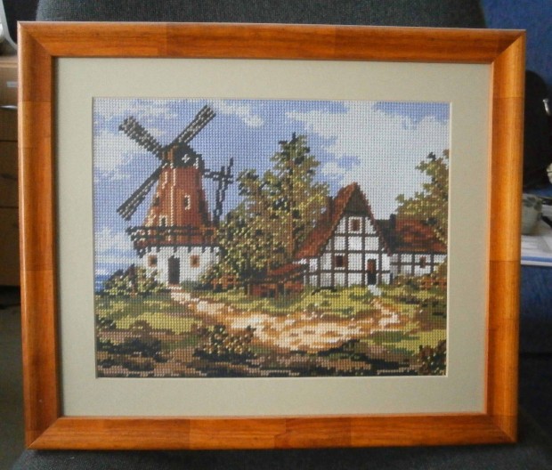 Gobelin kép eladó szép keretben 35 x 40 cm