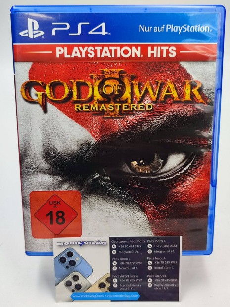 God Of War III Remastered PS4 Garancival #konzl0953