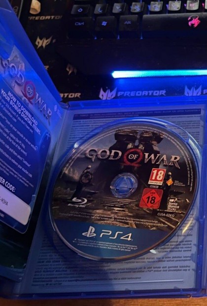 God of War 2018 PS4 karcmentes magyar feliratos