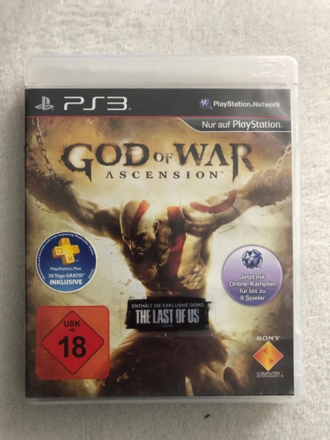 God of War Ascension Ps3 Playstation 3 jtk