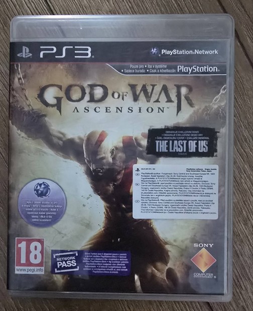 God of War Ascension Ps3 hasznlt jtk Playstation 3 