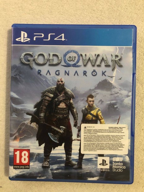 God of War Ragnark Ps4 Playstation 4 magyar feliratos jtk