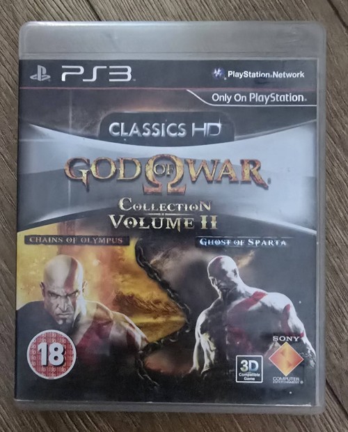 God of War Vol 2 Collection Ps3 hasznlt jtk Playstation 3 