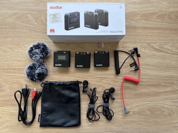 Godox Virso S M2 vezeték nélküli mikrofon rendszer