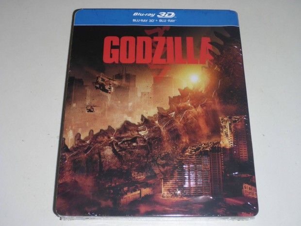 Godzilla (2014) - limitlt, fmdobozos vlt. (steelbook) 3D+2D blu-ray