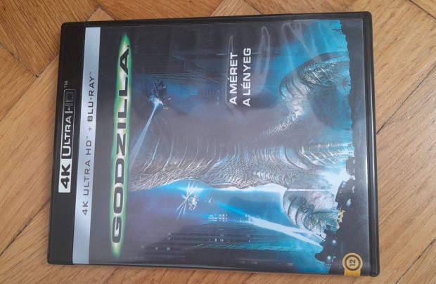 Godzilla blu-ray + 4k magyar kiads blu ray