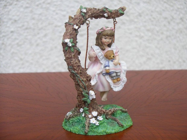 Goebel (Hummel) - Hinta kettnek - porcelnfigura (Swing for Two SK 7)