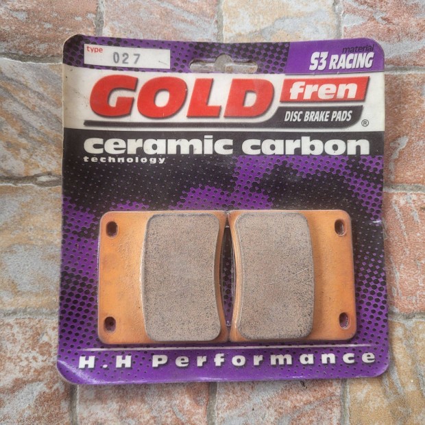 Gold Fren 027 S3 motorkerékpár fékbetét