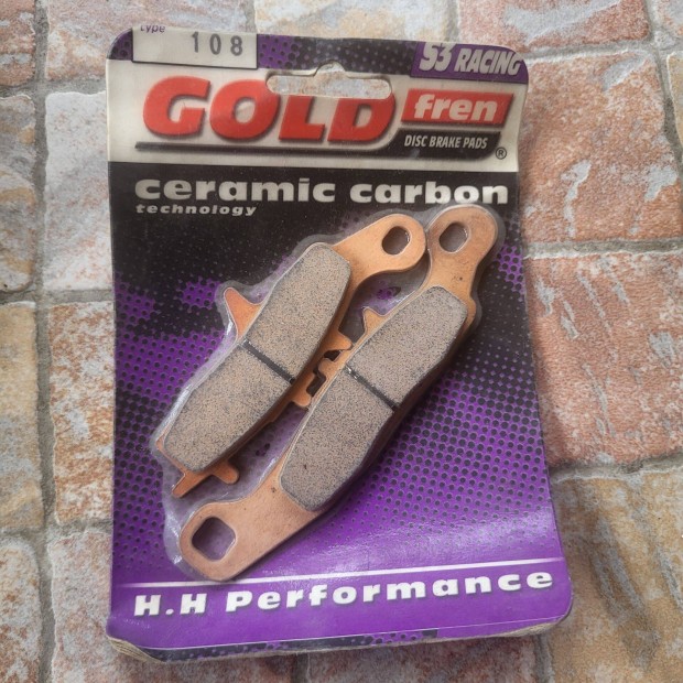 Gold Fren 108 S3 motorkerékpár fékbetét