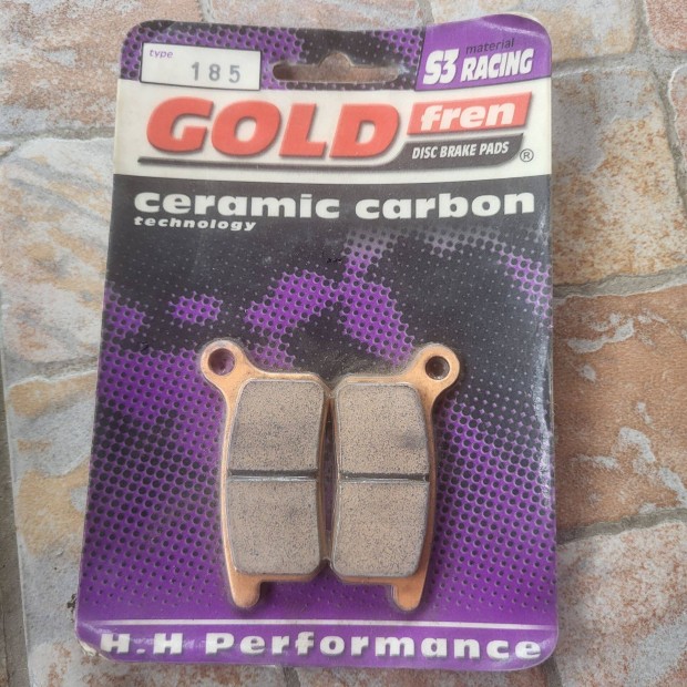 Gold Fren 185 S3 motorkerékpár fékbetét
