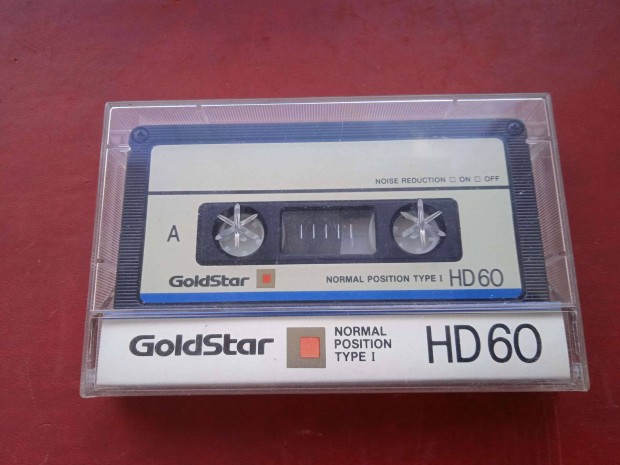 Goldstar HD 60 retro audio kazetta , kifogstalan llapotban