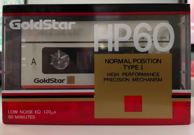 Goldstar HP 60 1989 bontatlan, j magnkazetta, audio kazetta