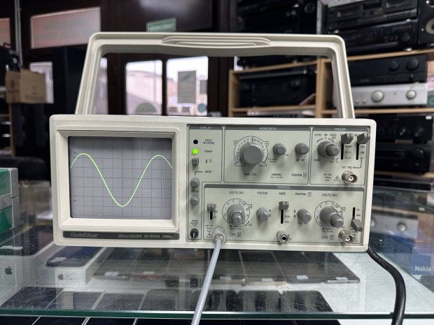 Goldstar OS-9020A 20mhz oscilloscope elad